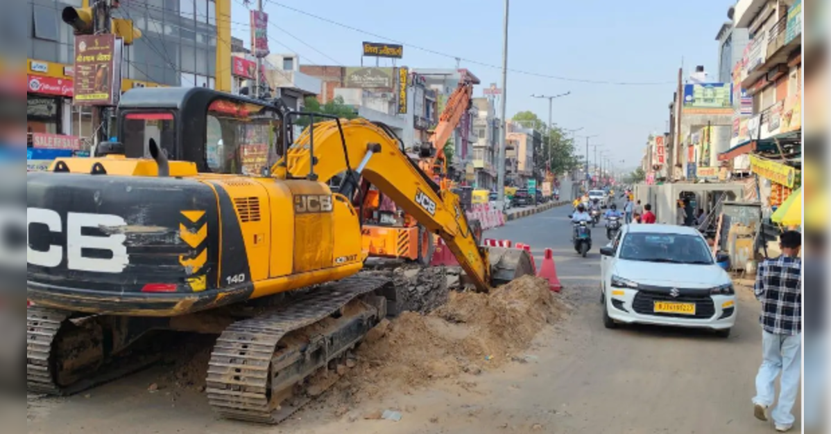 Traffic resumes on Khatipura Road, to run on single flank in phases