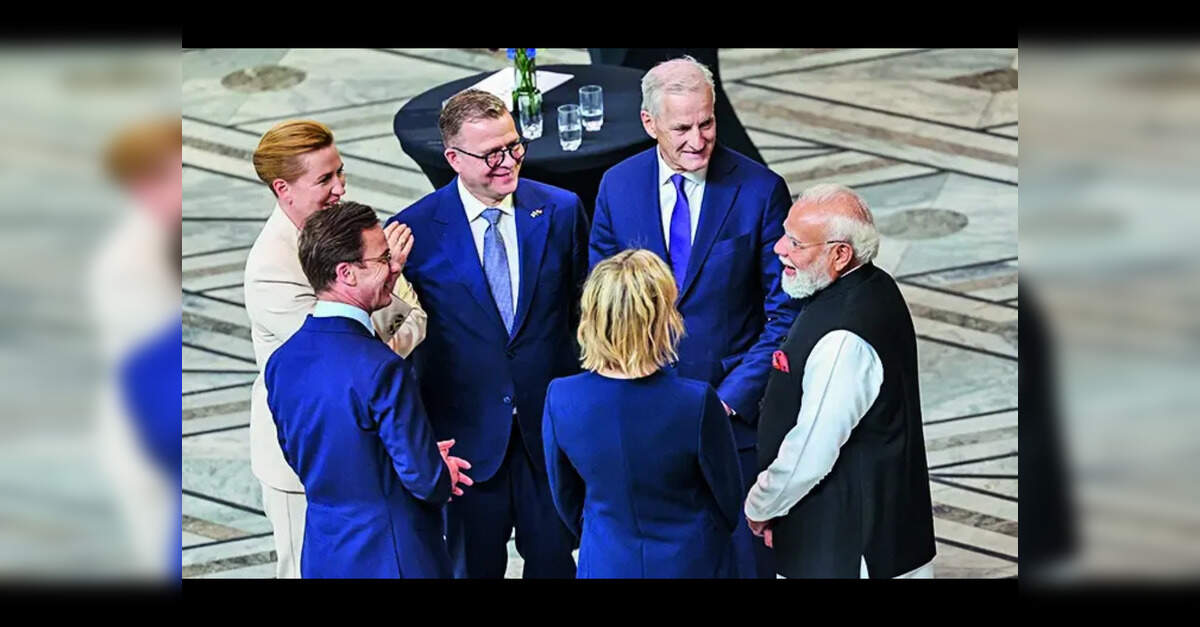 Trade pacts set stage for 'golden era' in India-Nordic ties: PM Modi