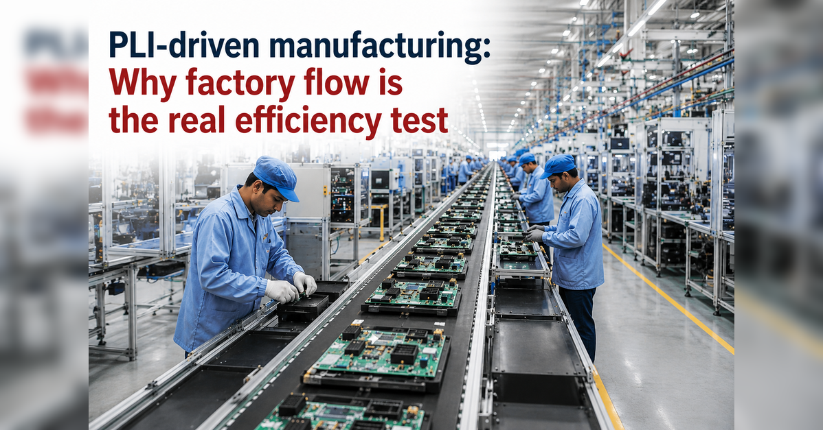 PLI-driven manufacturing: Why factory flow is the real efficiency test