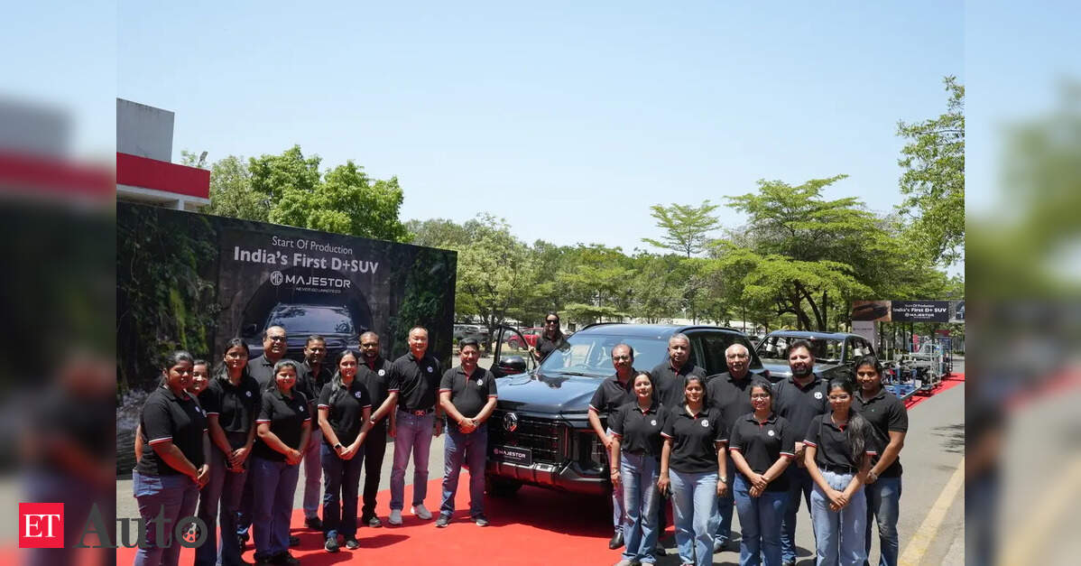JSW MG Motor India begins production of Majestor premium SUV at Halol plant