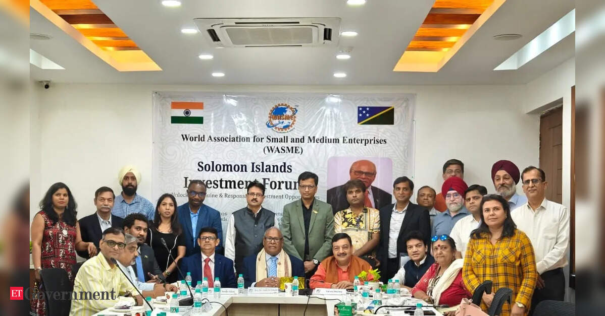India, Solomon Islands explore new investment corridor at WASME Forum