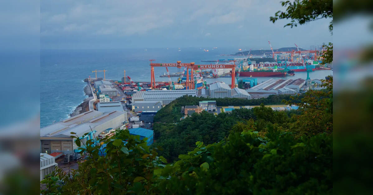 TN Industries Minister Keerthana Sampath visits HD Hyundai’s shipyard in South Korea