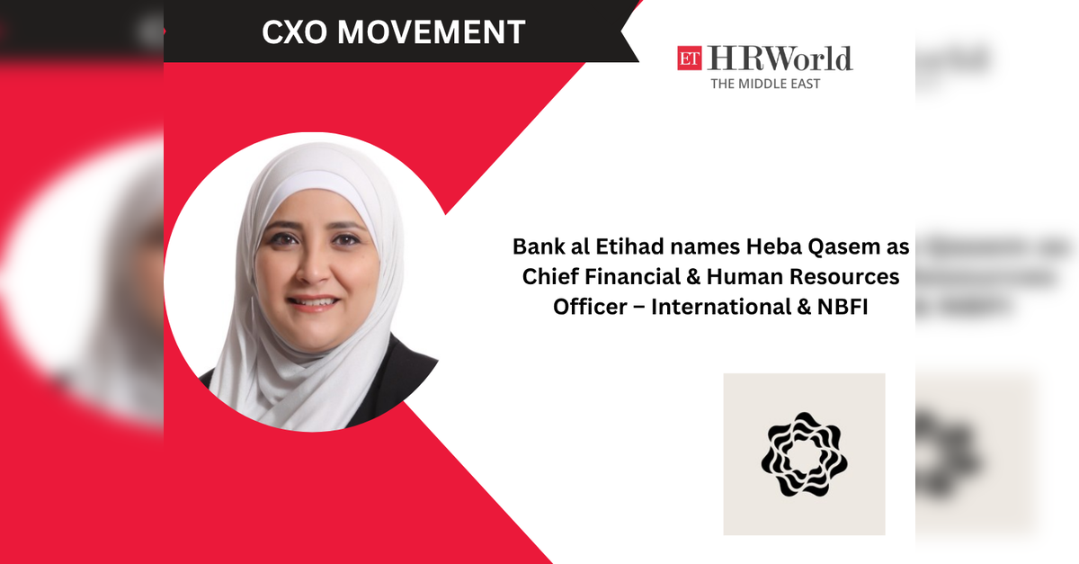 Bank al Etihad names Heba Qasem as Chief Financial &amp; Human Resources Officer – International &amp; NBFI