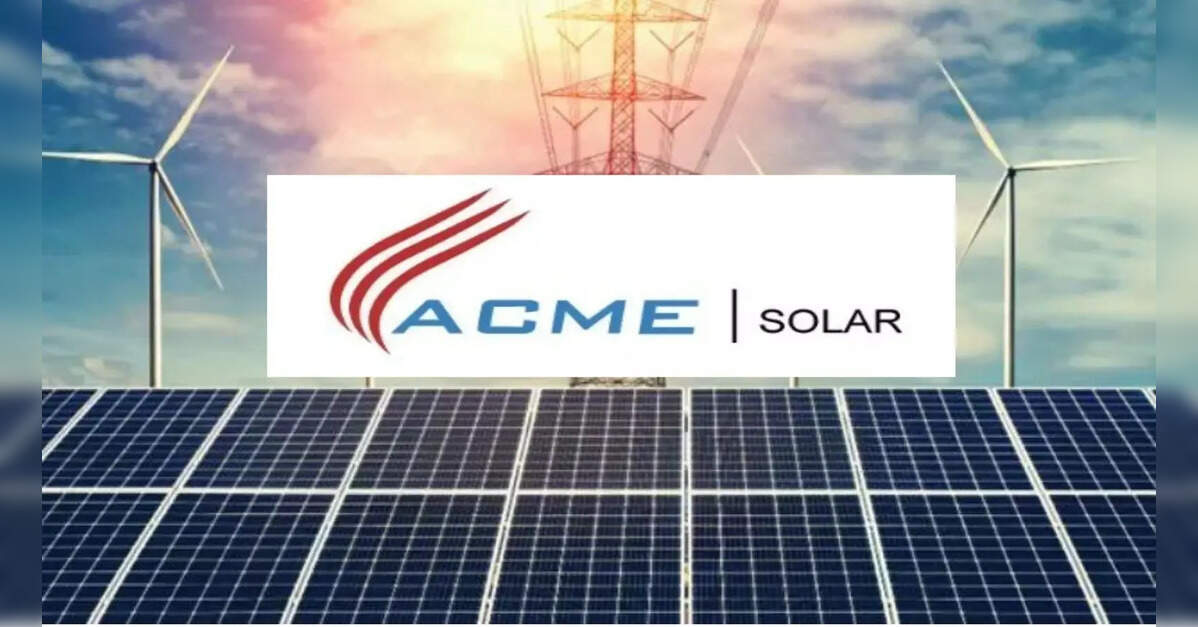 ACME Solar secures ₹2,646 crore project financing from REC Ltd