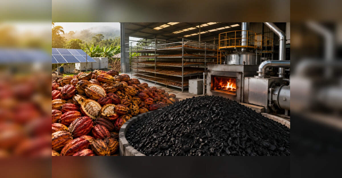 Vietnamese cocoa processor converts 5,000 tons of discarded pods into biochar and clean energy