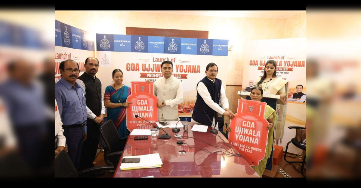 Goa Govt launches free LPG cylinder scheme, sets Sep 9 deadline to transfer ₹3,000