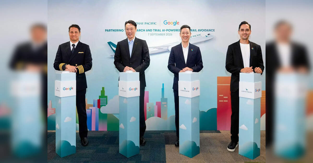 Google, Cathay Pacific partner to test AI technology aimed at reducing aircraft contrail warming