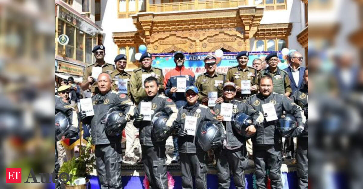 Ladakh to Gujarat Motorcycle Rally Promotes National Unity and Drug ...