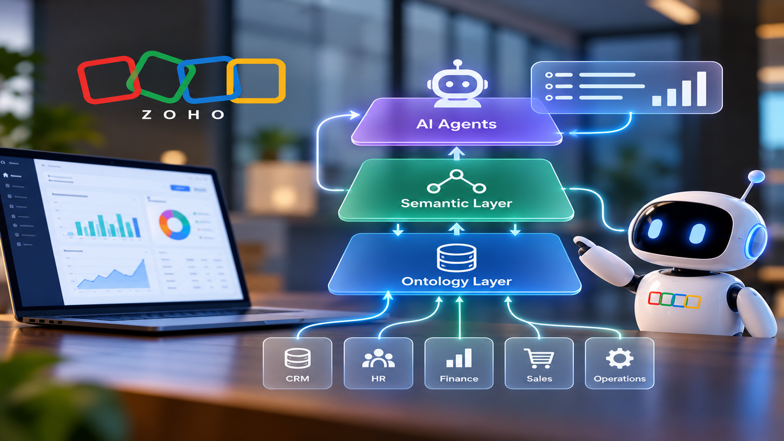 Zoho adds ontology and semantic layers to Analytics to give AI agents business context