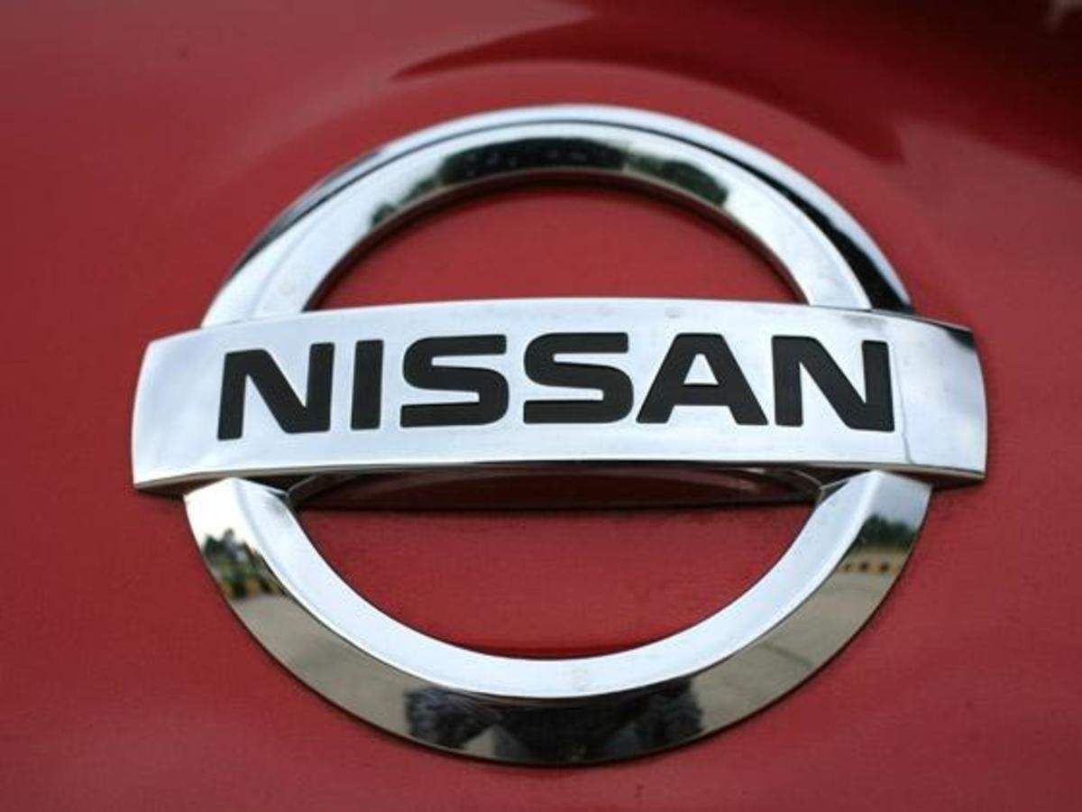 Nissan Logo Text Decal Sticker - AnyDecals.com