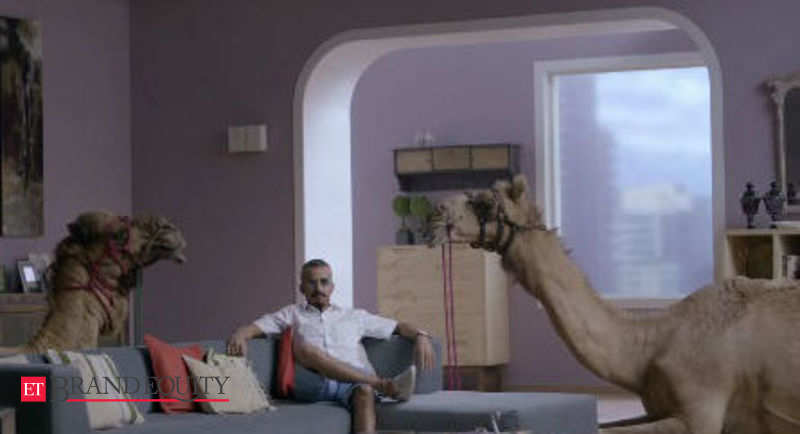 Tatacliq S First Campaign Features The Most Unusual Brand Face A Camel Marketing Advertising News Et Brandequity