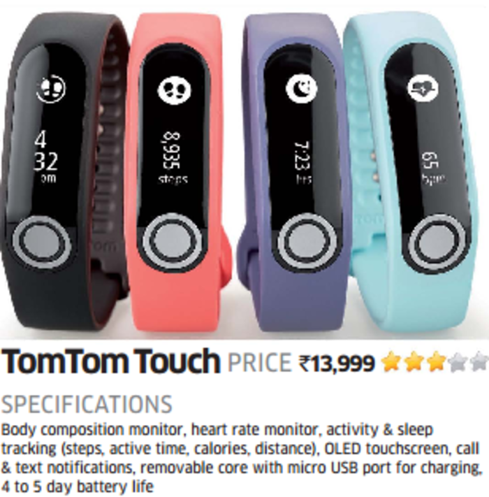 tomtom touch price