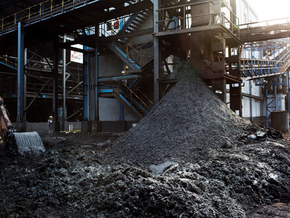 Coke-processing unit at an Indian steel plant - file photo