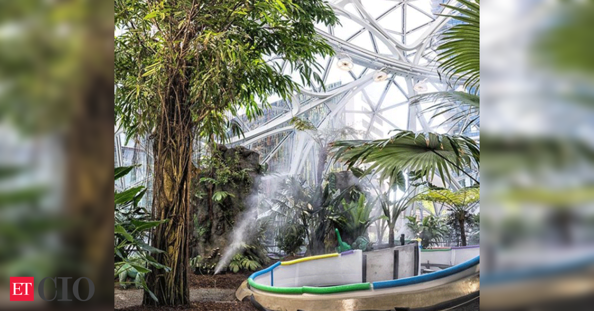 Inside Amazon’s spheres, where workers chill in a rainforest, ETCIO