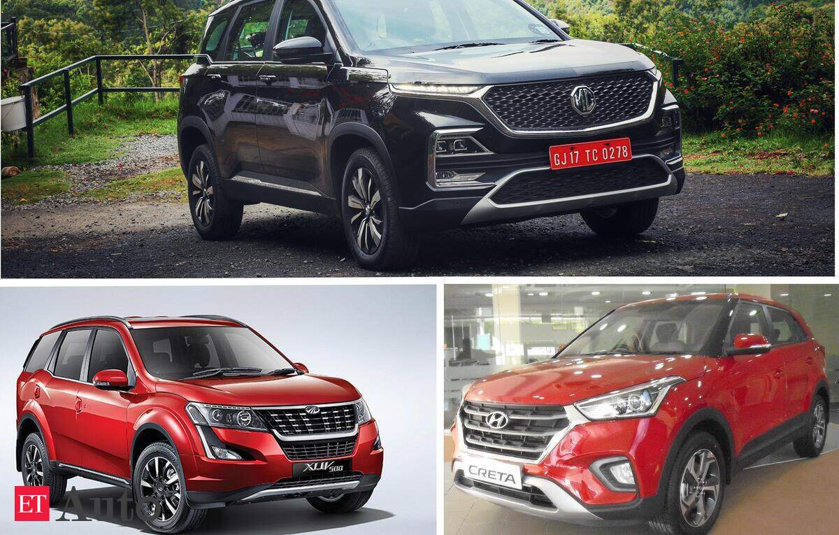 MG Hector vs Jeep Compass vs Mahindra XUV500 vs Hyundai Creta What