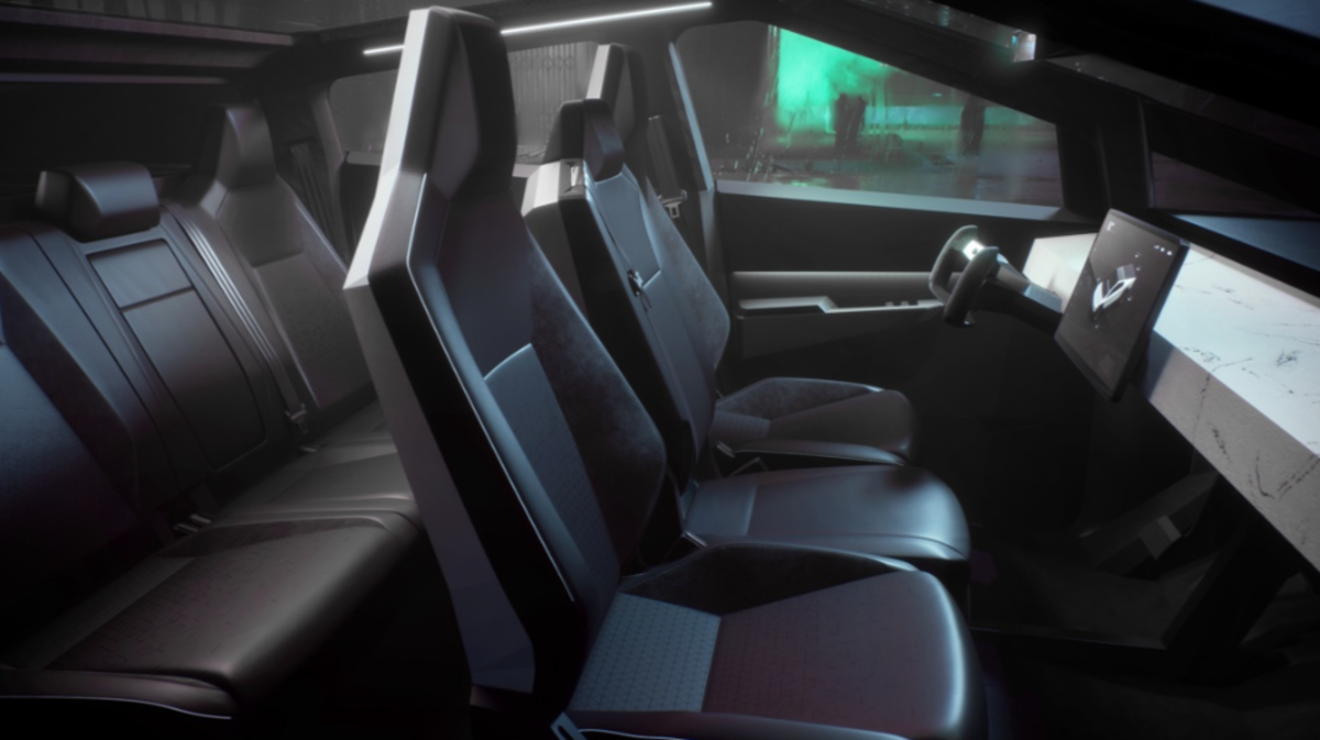 What Tesla's cyber truck have to offer - Interior