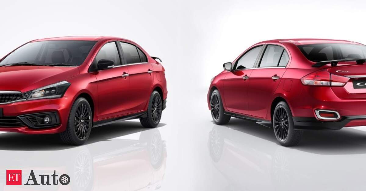 Maruti Suzuki Ciaz S Price Maruti Suzuki Launches Ciaz S Priced From 8 31 Lakh Auto News Et Auto