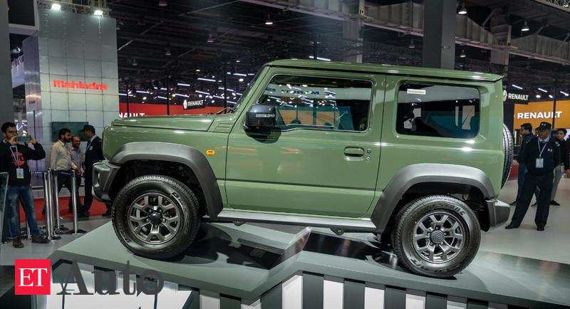 Suzuki Jimny at Auto Expo: Maruti Suzuki showcases Jimny SUV at Auto ...