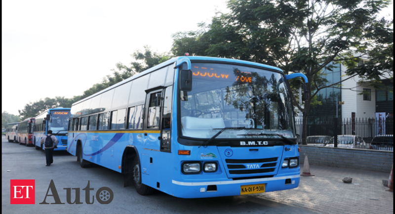 Bmtc Bus Bmtc Prepares For Bus Operation In Calibrated Manner To Combat Covid 19 Auto News Et Auto