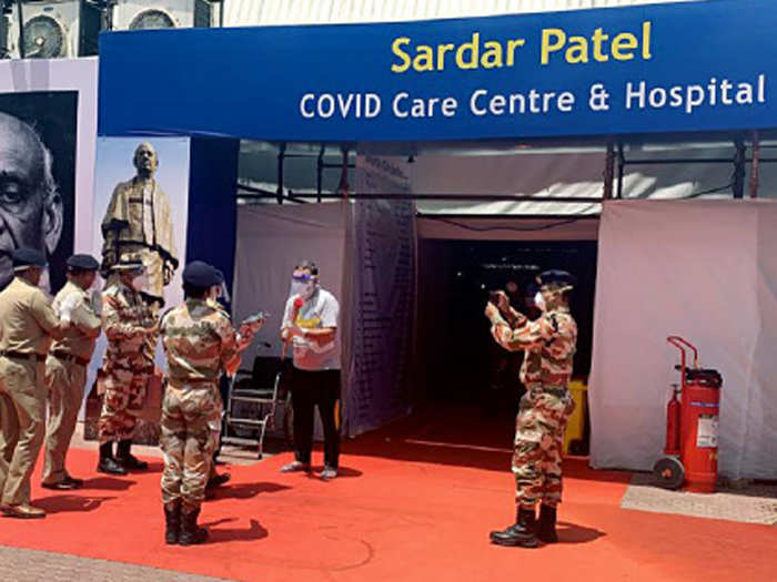 First cured patient discharged from Sardar Patel COVID Care Centre and  Hospital, Health News, ET HealthWorld