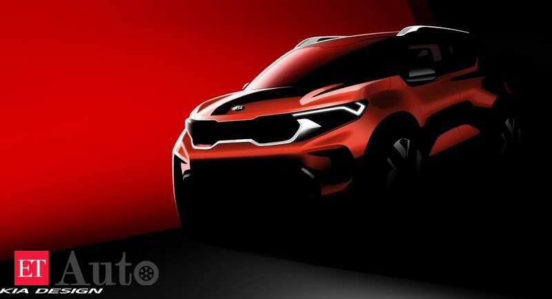 Kia Sonet Suv Kia Motors Teases New Sonet Suv Ahead Of August Launch Auto News Et Auto