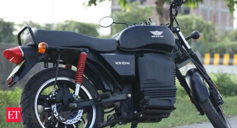 Kridn Electric Motorcycle One Electric Motorcycles To Launch Kridn At Rs 1 29 Lakh Auto News Et Auto