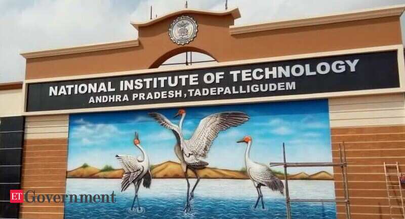 New buildings of National Institute of Technology Andhra Pradesh under ...