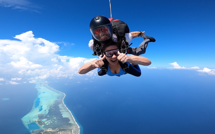 Maldives Tourism Kandima Maldives Launches Skydiving Programme Travel News Et Travelworld