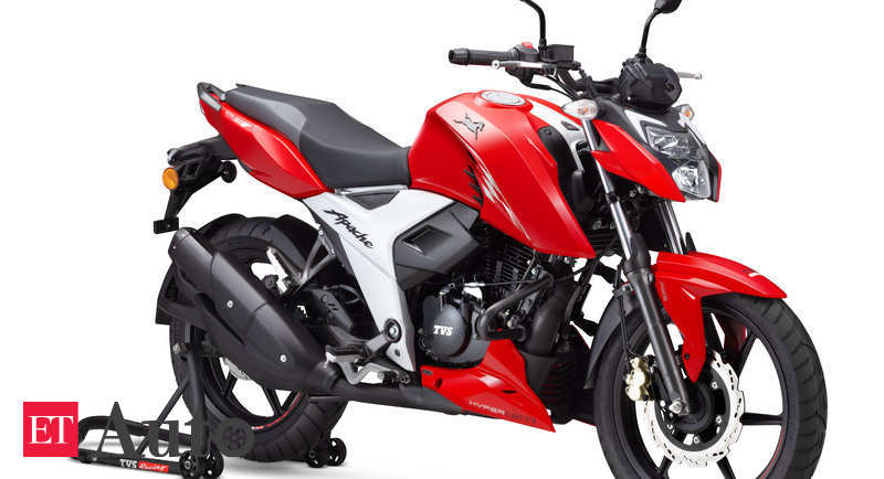 Apache Rtr 160 4v Price Tvs Motor Launches 21 Apache Rtr 160 4v At Starting Price Of Inr 107 270 Auto News Et Auto