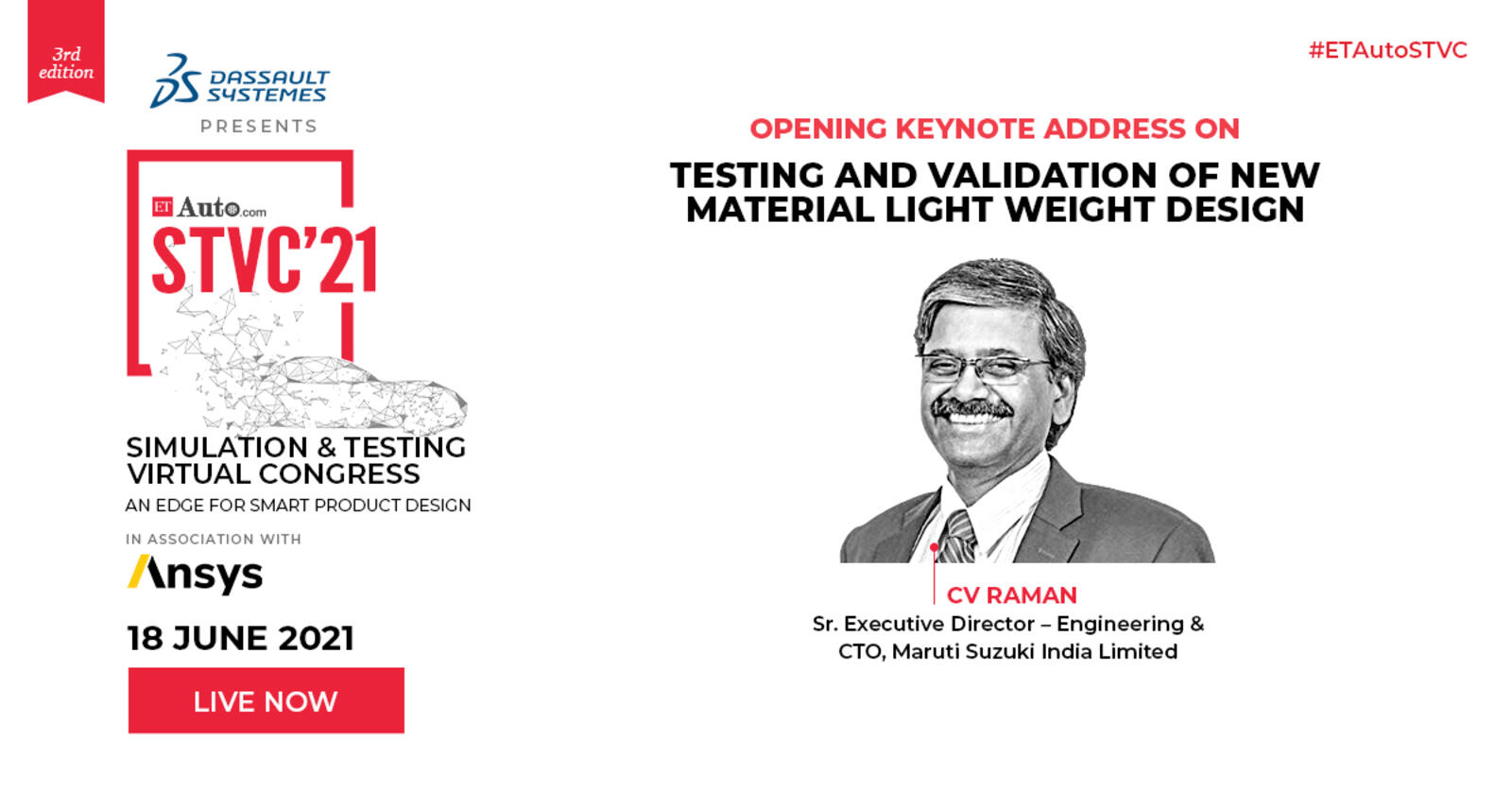 Maruti Suzuki S Cto Cv Raman Explains How To Design Light Weight Cars With New Material Et Auto