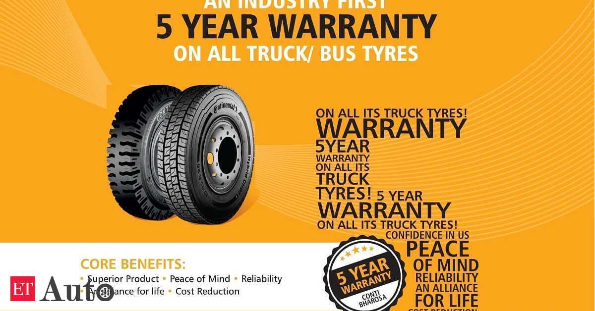 continental tire new launch Continental Tires offers 5year warranty