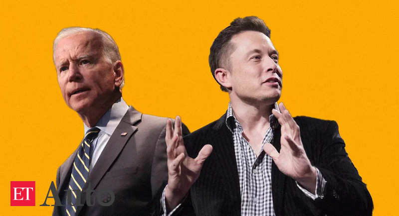 EV policy: Musk says Biden's EV policy is 'controlled by unions', Auto  News, ET Auto