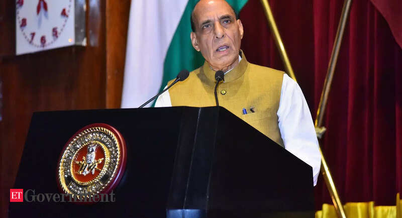 Rajnath Singh urges private sector defence industry to invest in R&D with special focus on cyberspace – ET Government
