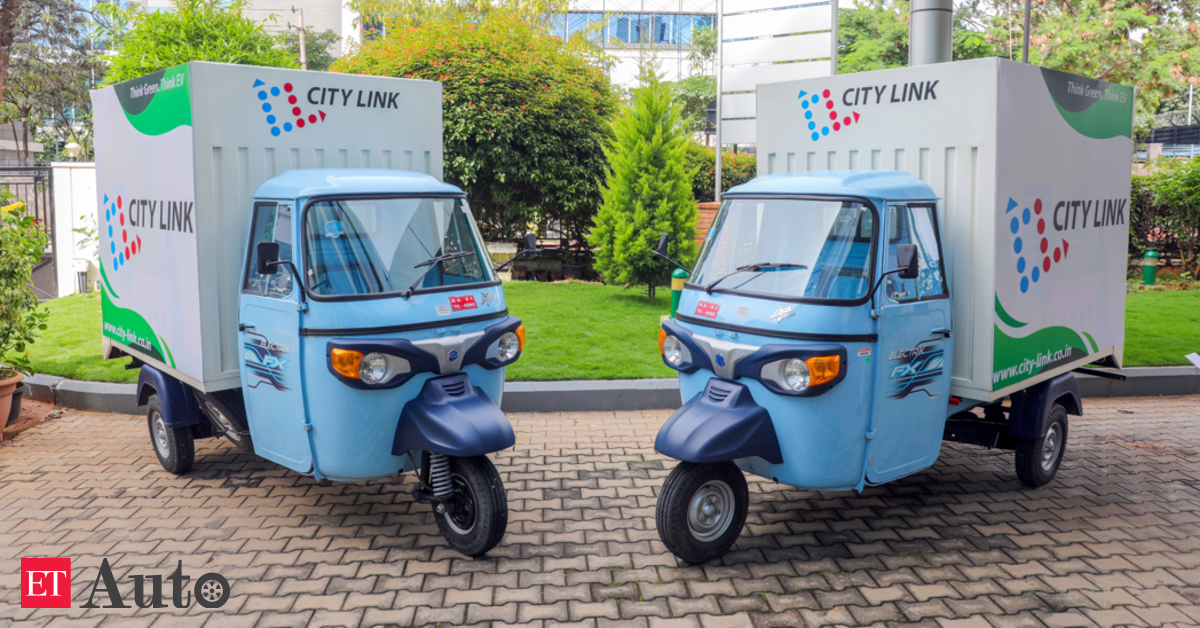 piaggio: City Link partners with Piaggio to expand its electric 3W fleet,  Auto News, ET Auto