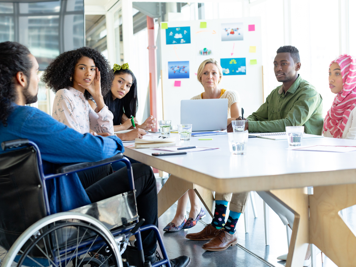 Creating inclusive work environments for the visually impaired: a panel  discussion