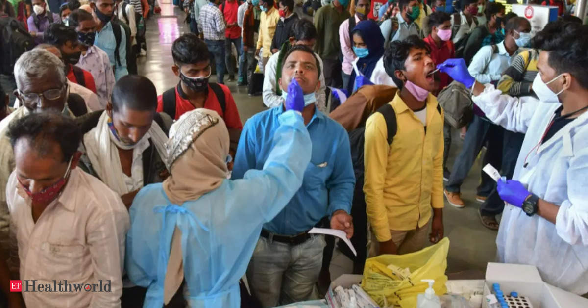 India reports over 2.64 lakh new cases in 24 hours, Omicron infections at 5,753 – ET HealthWorld