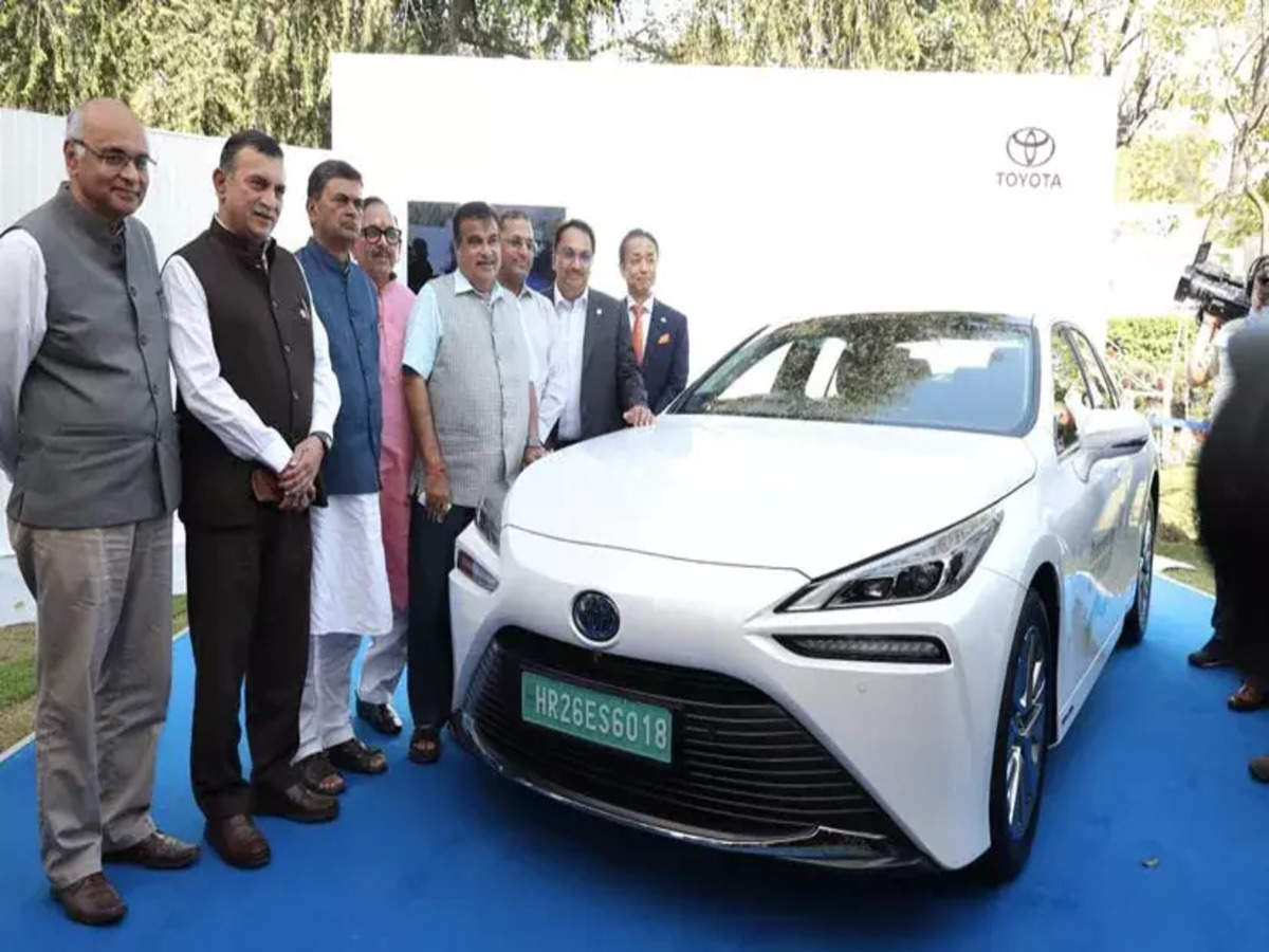 Toyota Mirai Launch Gadkari launches India s first green hydrogen