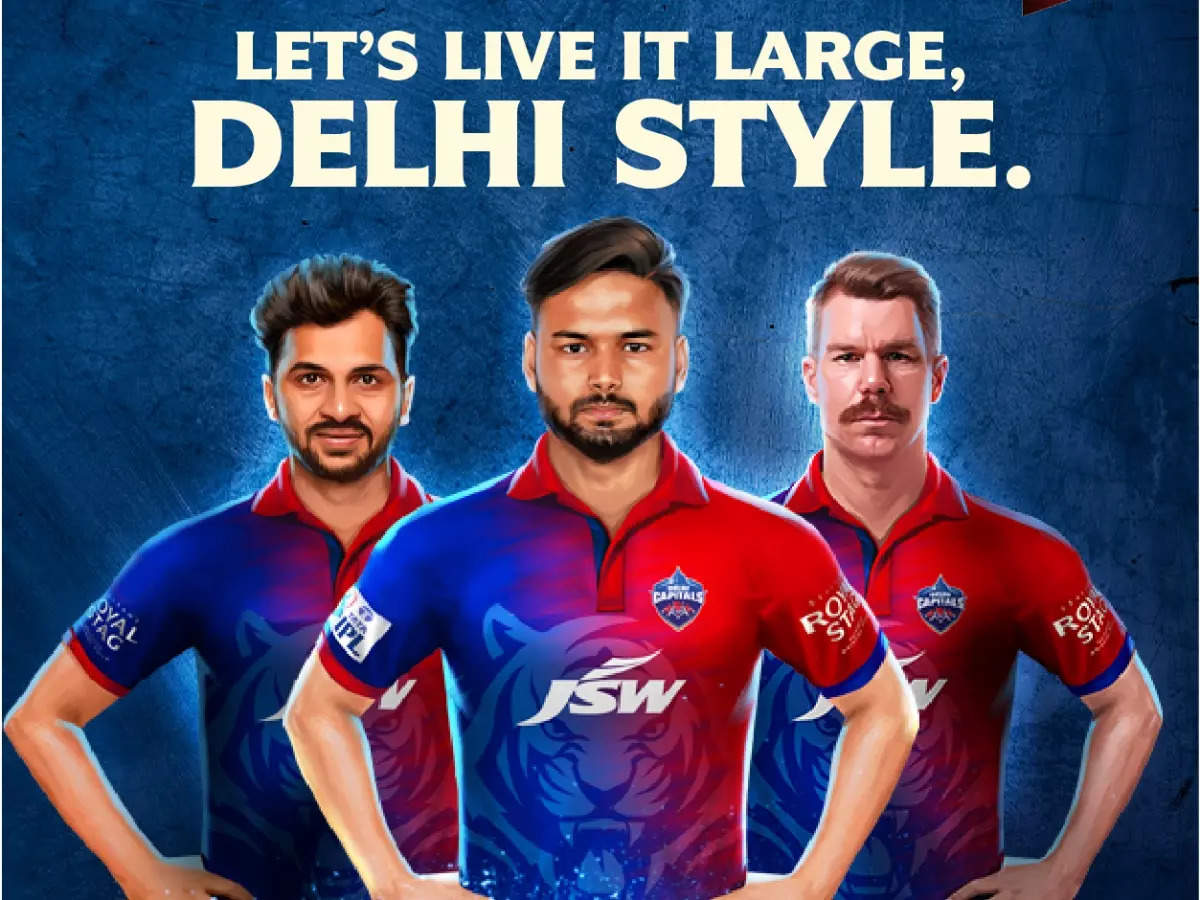 Delhi Capitals New Jersey: Delhi Capitals unveils new jersey ahead of 2022  IPL season - The Economic Times
