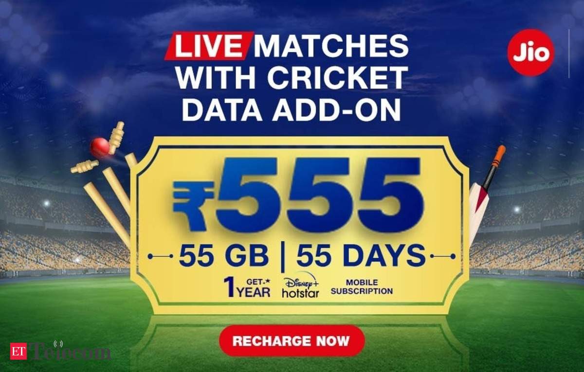 Ipl 2022 Jio Launches New Prepaid Plans With Subscription To Disney Hotstar Et Telecom 