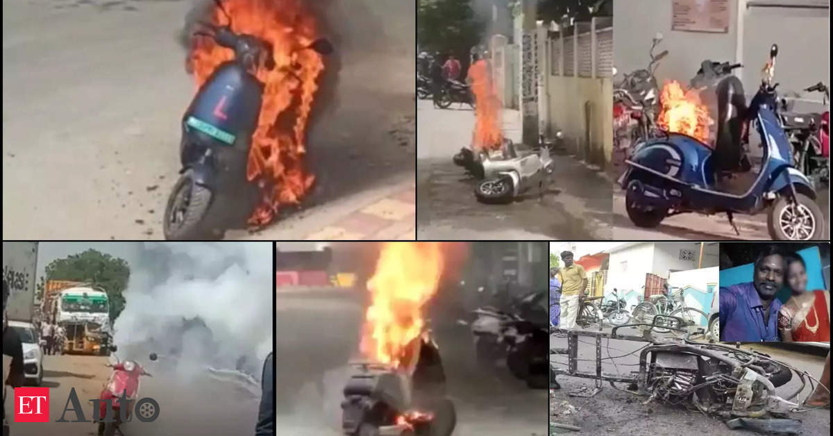 Electric Scooters On Fire: Heat wave on, EV fires raging, industry in a  huddle, shaken not stirred, Auto News, ET Auto