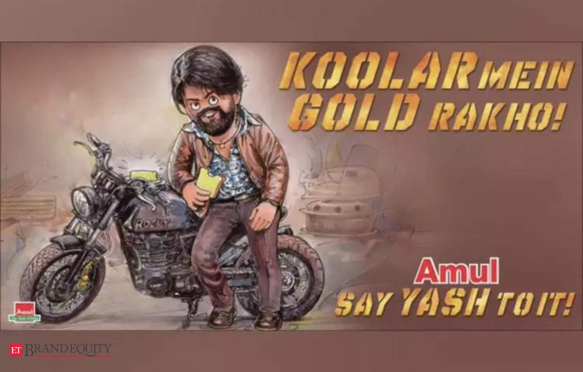 Amul celebrates 'KGF Chapter 2' success in latest topical ad ...