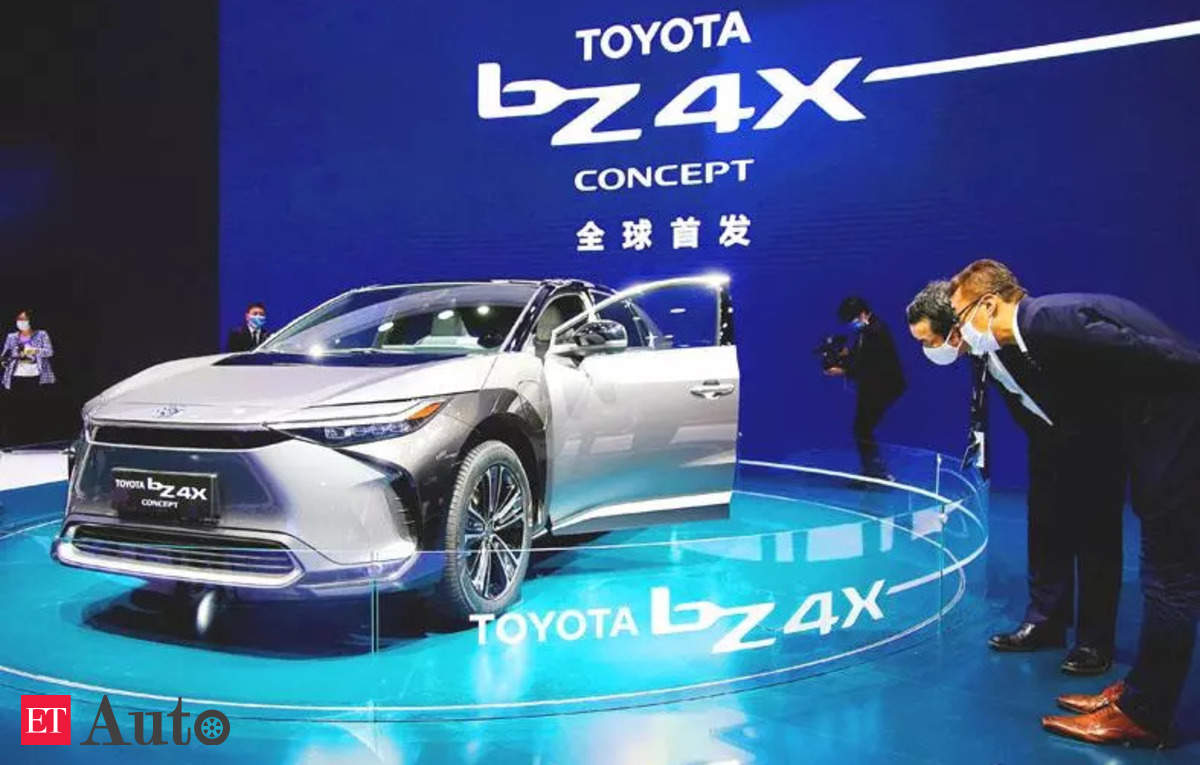 BZ4X Suv Toyota rolls out first battery electric car in cautious debut