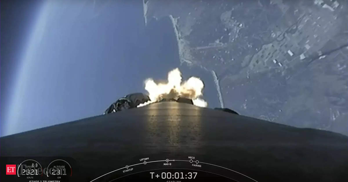 SpaceX launches Starlink satellites from California - ETTelecom