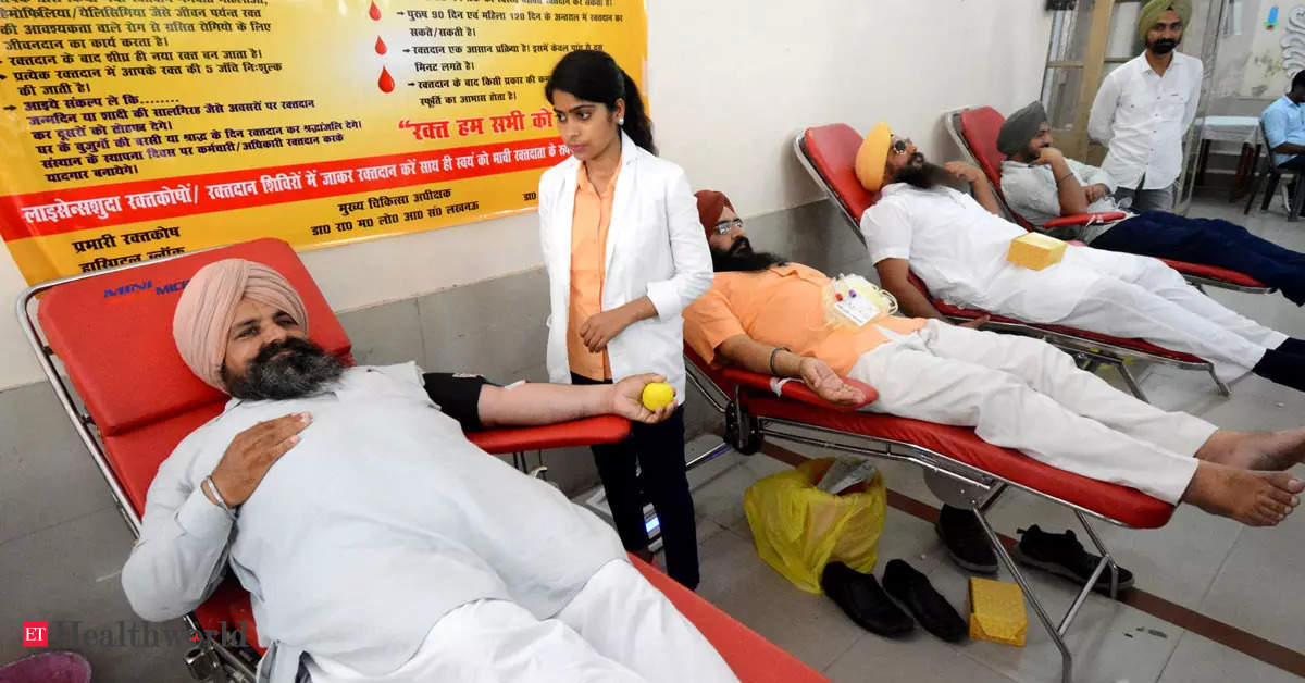 Registration of volunteers for blood donation would soon be enabled on Co-WIN – ET HealthWorld