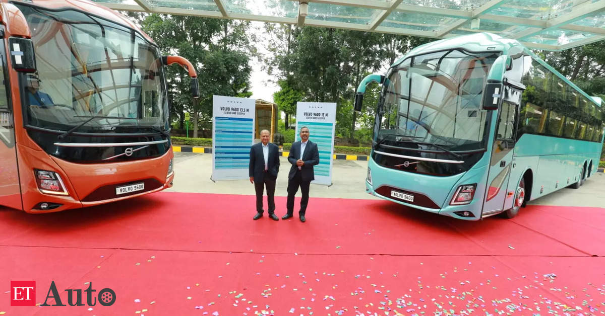 Volvo Buses India launches intercity Volvo 9600 platform, Auto News, ET Auto