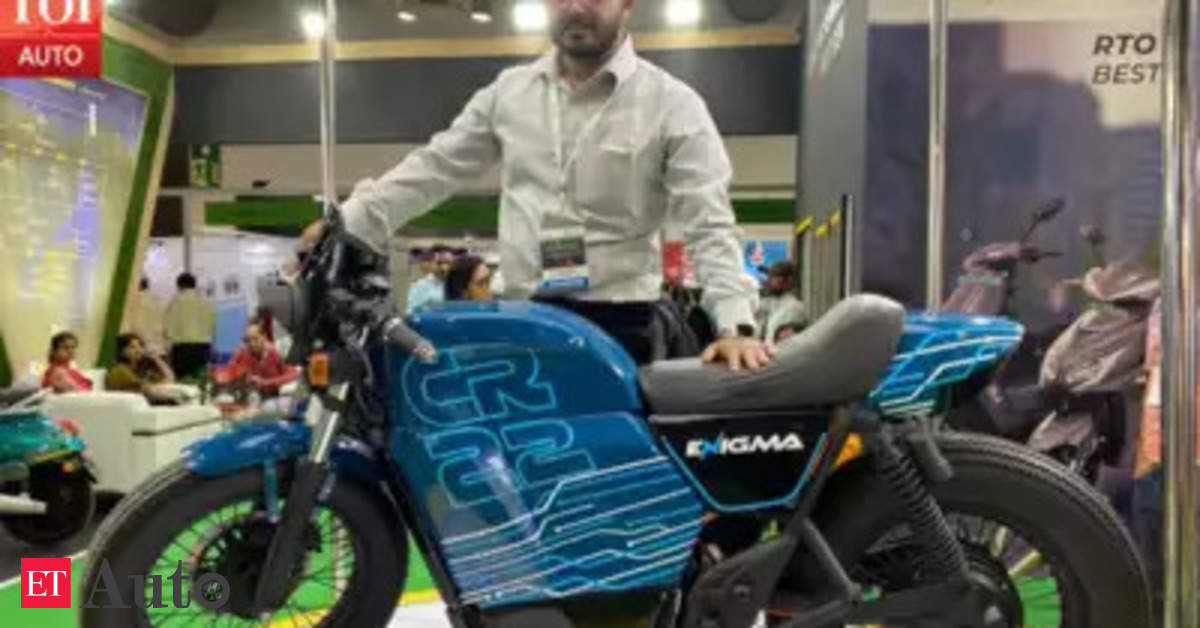 Enigma unveils 6 electrical scooters, a prototype electrical bike CR22, Auto News, ET Auto