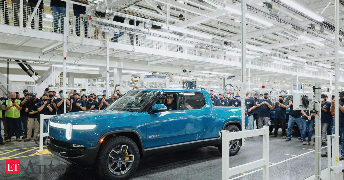 Rivian shares bounce on backing 2022 manufacturing goal, Auto News, ET Auto