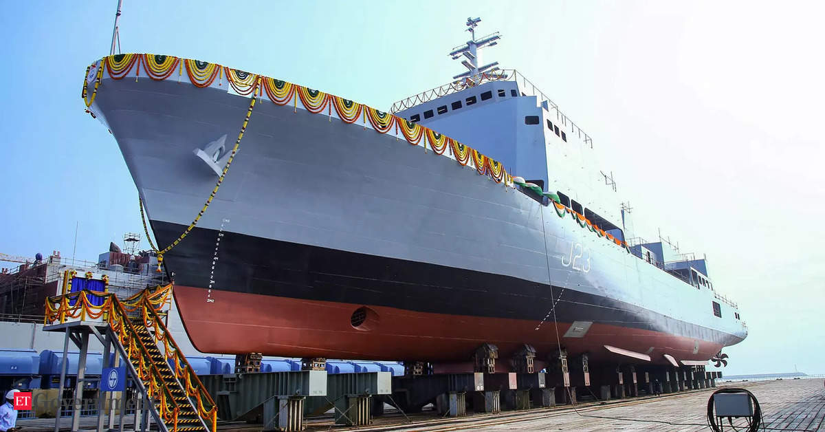 Ikshak, 3rd ship of Survey Vessel (Large) project launched at L&T ...