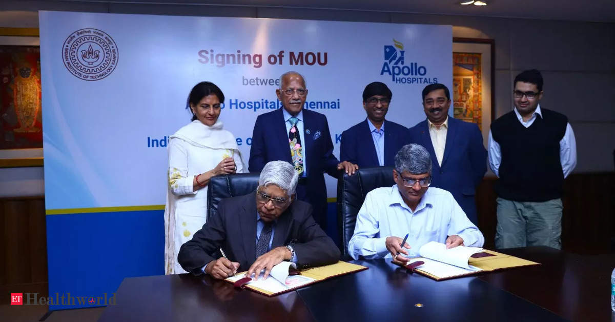 IIT Kanpur, Apollo Hospitals signs MoU on research in cutting-edge medical technology, Health News, ET HealthWorld