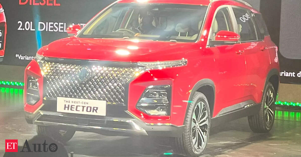 Auto Expo 2023 MG Motor launches Next Gen Hector at a starting price of INR 14.72 lakh, Auto
